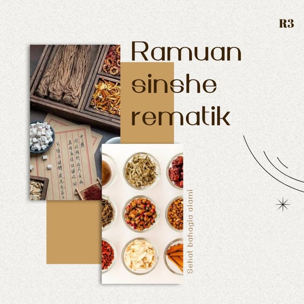 

ramuan sinse sinshe ramuan Tiongkok herbal tradisional rematik sembuh total