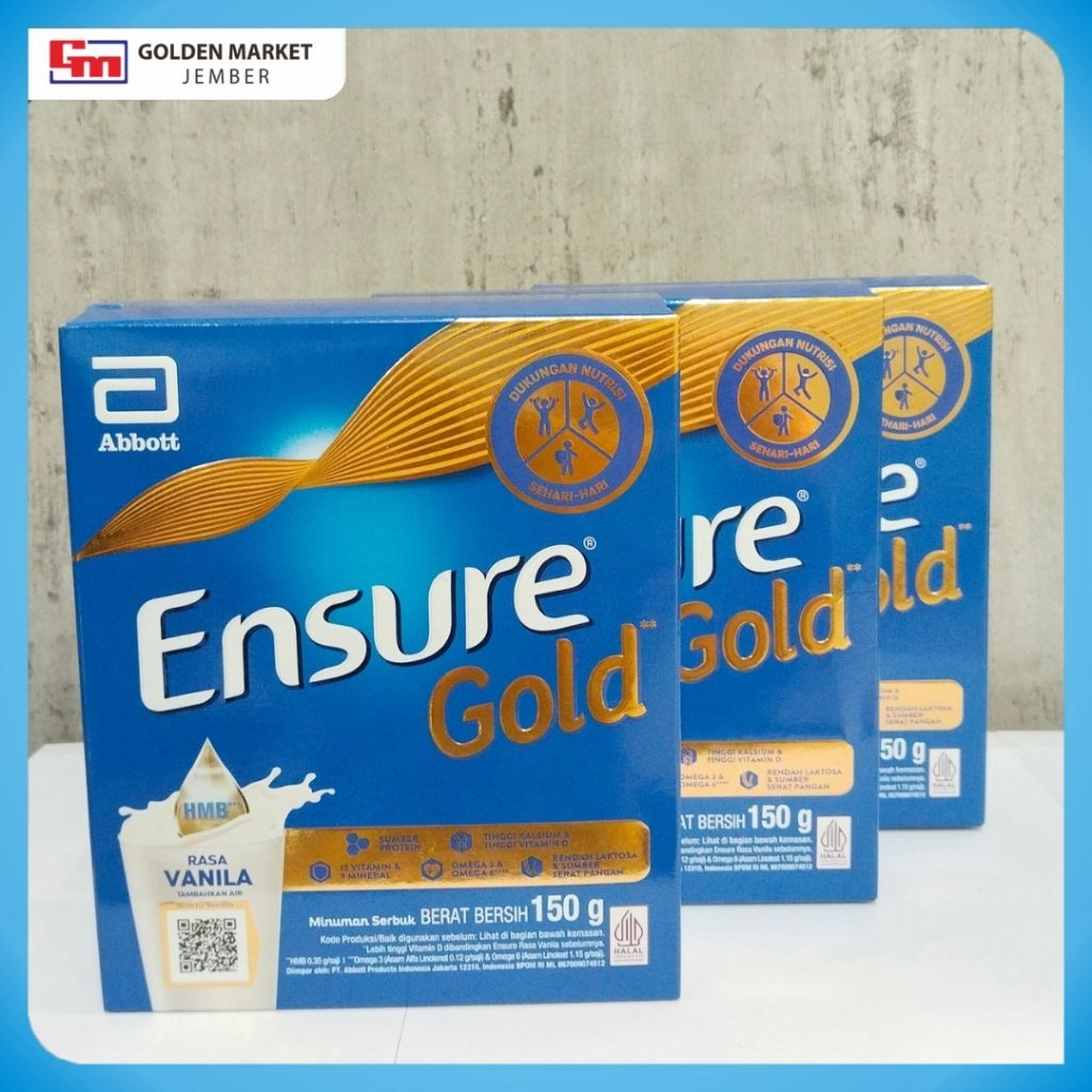 

ENSURE GOLD 150GR VANILA
