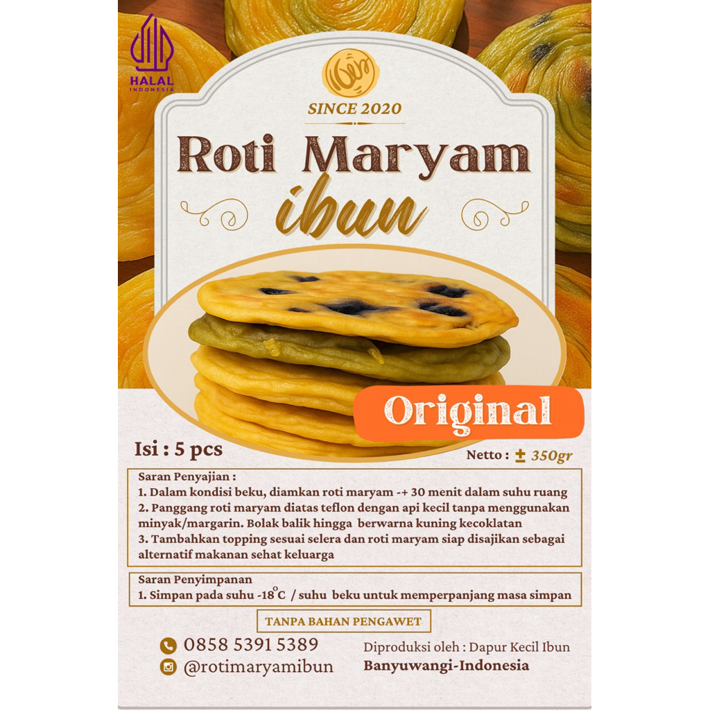 

ROTI MARYAM IBUN ORIGINAL