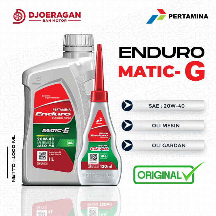 OLI ENDURO MATIC G SAE 20W-40 1 LITER ORIGINAL / OLI ENDURO MATIC G