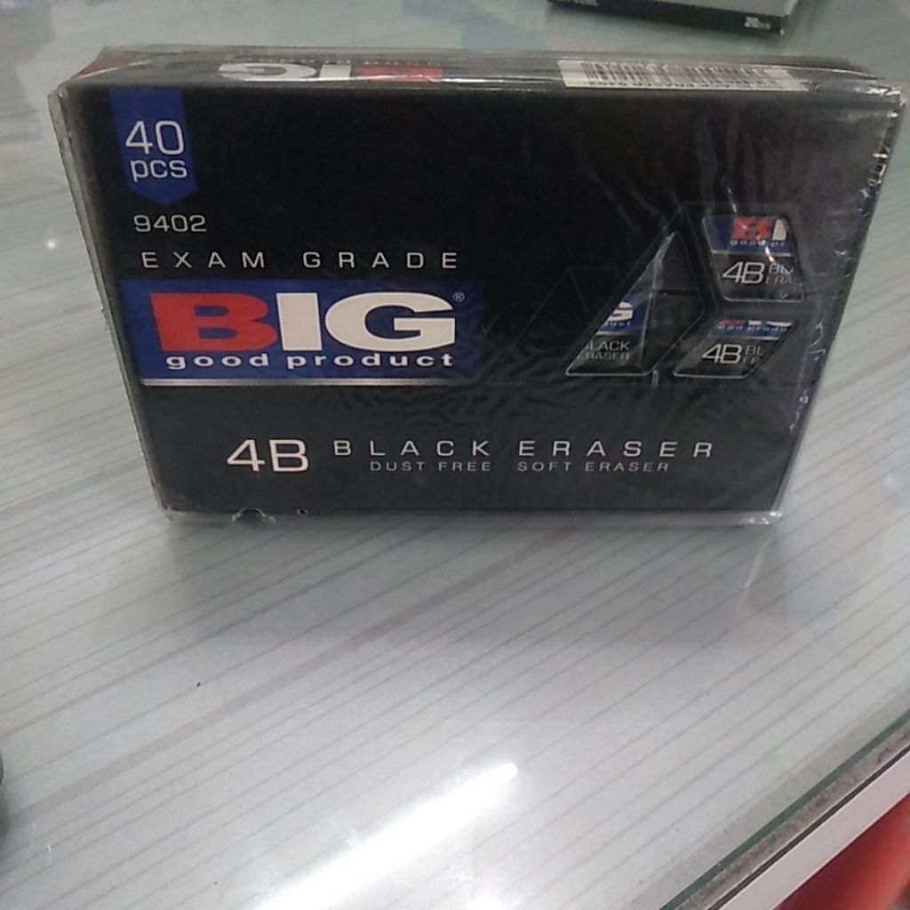 

PENGHAPUS PENSIL 4B BLACK ERASER
