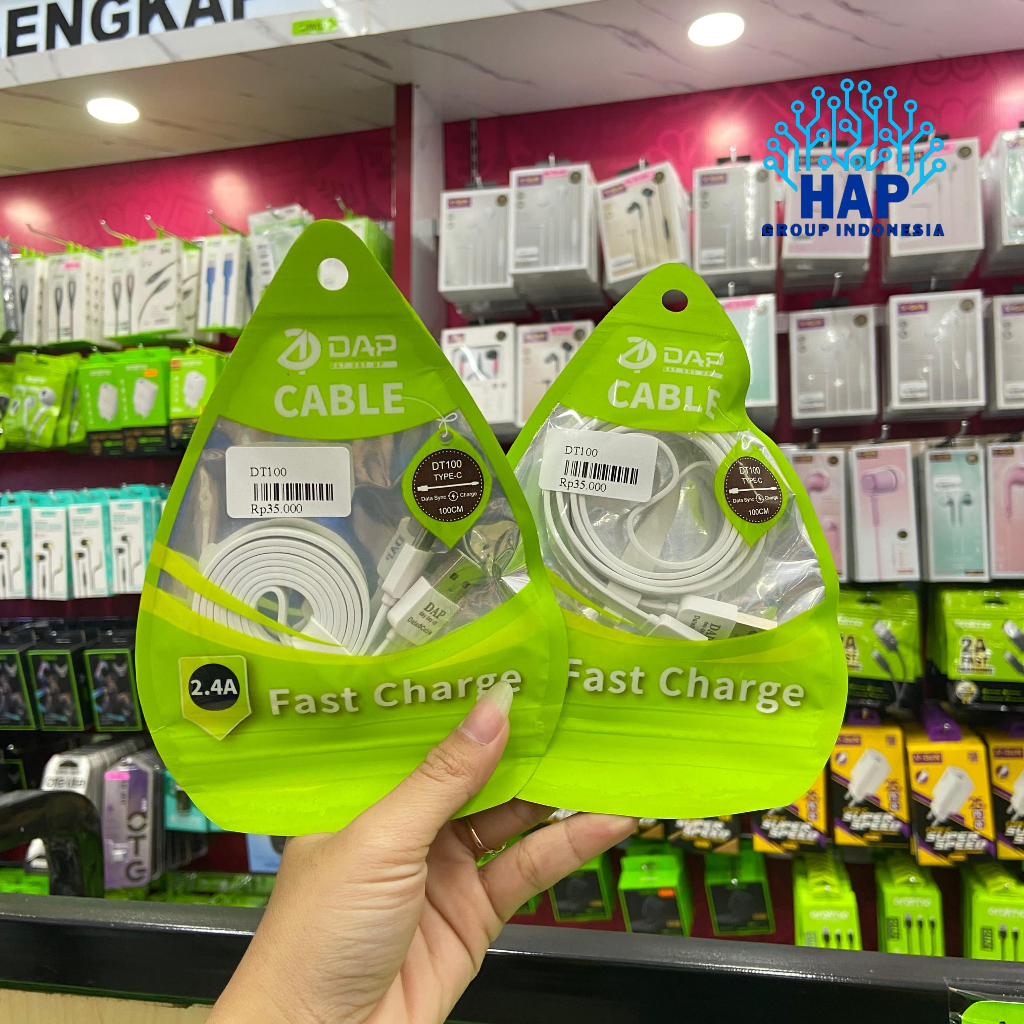 KABEL DATA DAP TYPE C 2,4 A 1M/2M // HAP GROUP