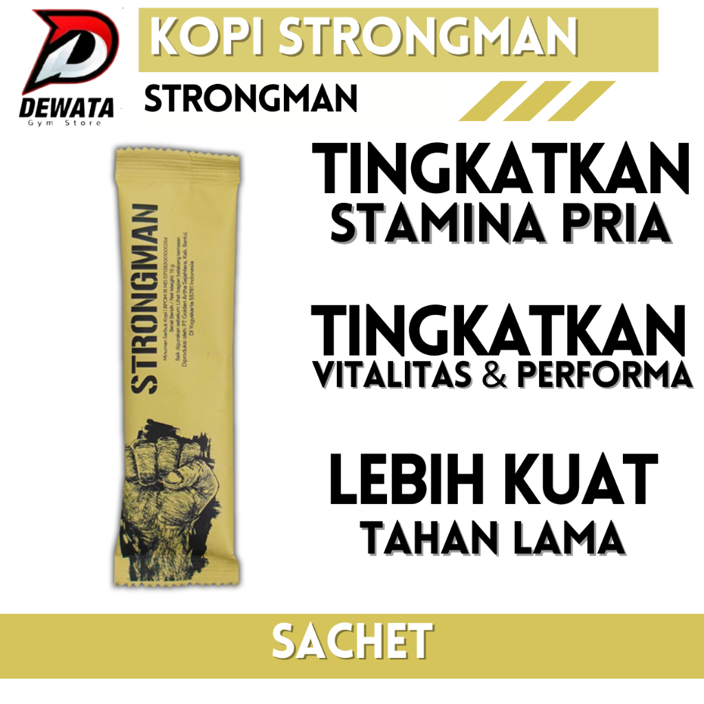 

Kopi Strongman | Strong Man Coffee | Minuman Stamina - 1 Sachet