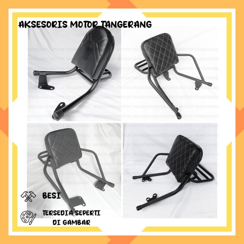 SANDARAN SENDERAN JOK BELAKANG MOTOR ALL BEAT STREET DELUXE FI KARBU SENDERAN JOK MOTOR SCOOPY NMAX 
