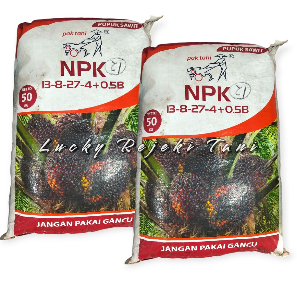 Pupuk NPK 13-8-27 4+0.5B Pak Tani Kemasan 50kg