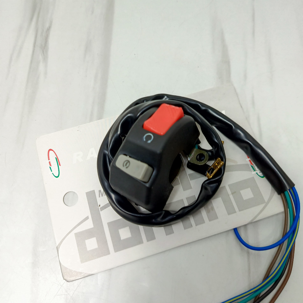 Saklar kanan Model KTC/Domino stater on/off universal SAKLAR OSS Holder Switch kanan + Starter Model