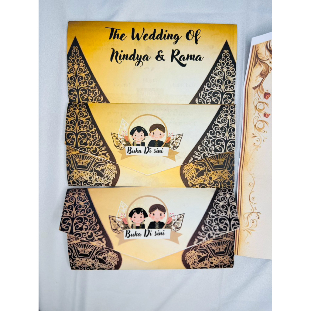 Undangan Pernikahan|Tema Wayang|Undangan kekinian|Undangan Nuansa wayang|Undangan Nikah|Pernak Perni