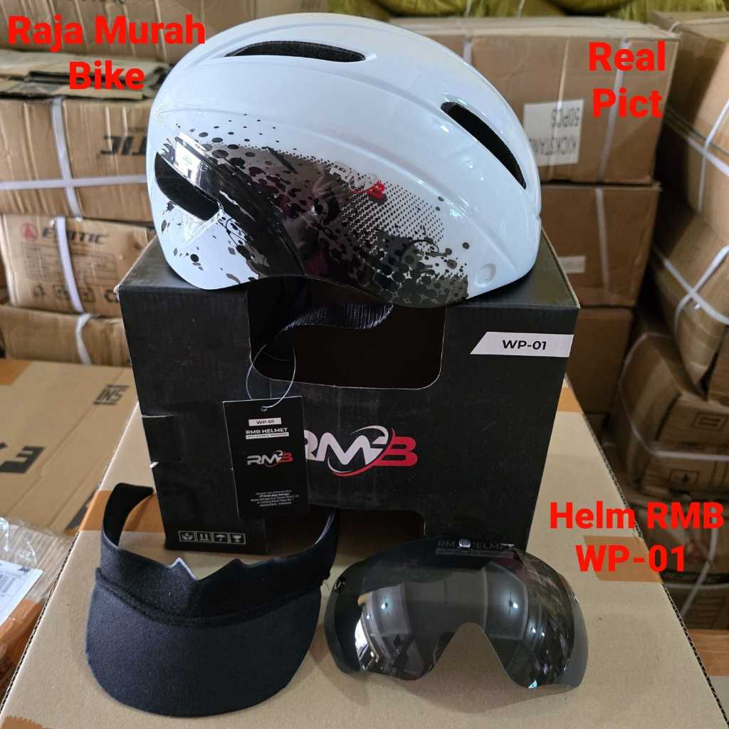 Helm Sepeda RMB WP-01 Helm Sepeda Original WP 01 RMB Element  Terbaru