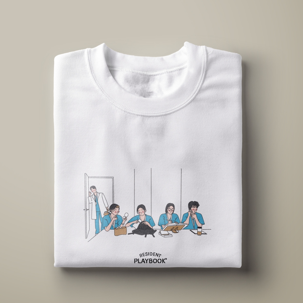KAOS KDRAMA RESIDENT PLAYBOOK KOREAN DRAMA T-SHIRT KOREAN DRAMA KDRAMA MERCHANDISE KAOS DRAMA KOREA