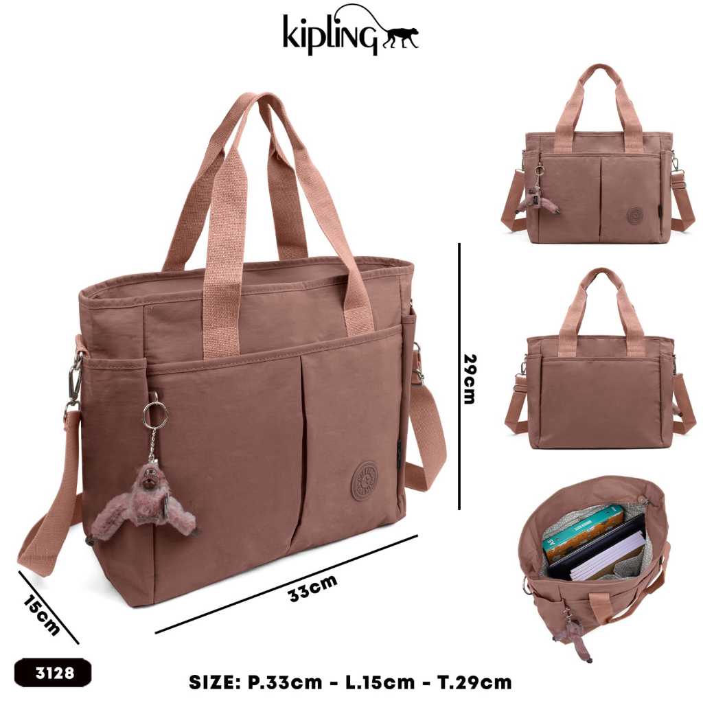 TOTE BAG handbag nylon import  premium FASHION BRANDED / Tas selempang wanita BESAR JUMBO TRAVEL 312