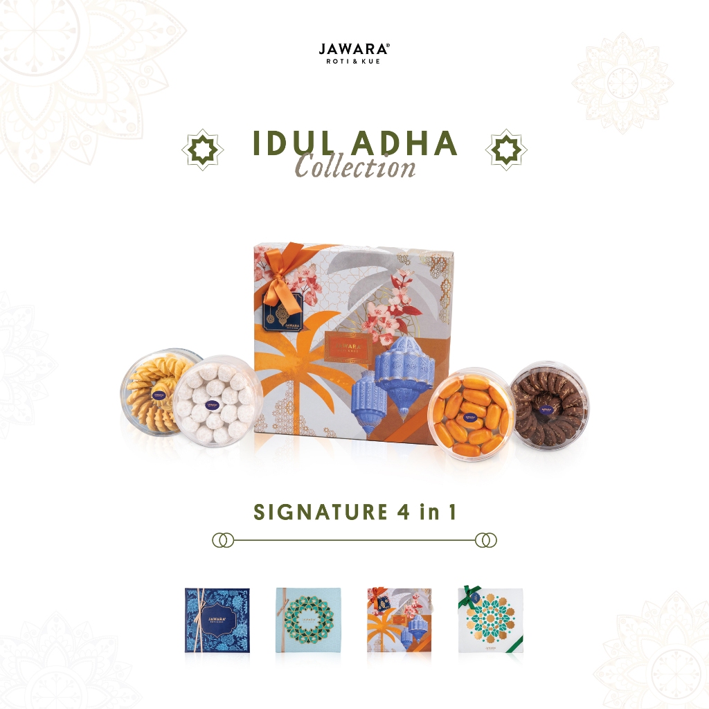 

Jawara Signature Cookies 4 in 1 | Jawara Roti & Kue | Hampers Idul Adha