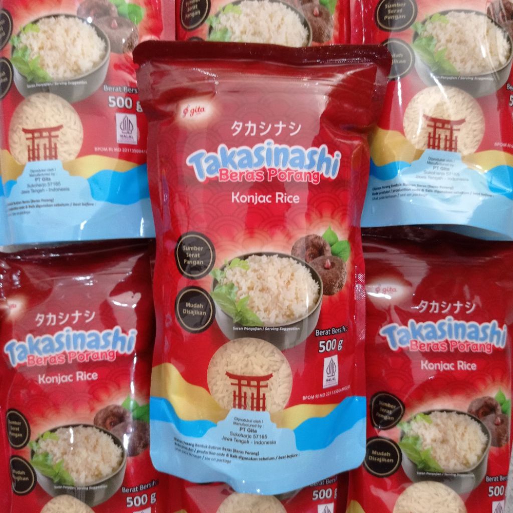 

Beras Porang Takasinashi 500gr