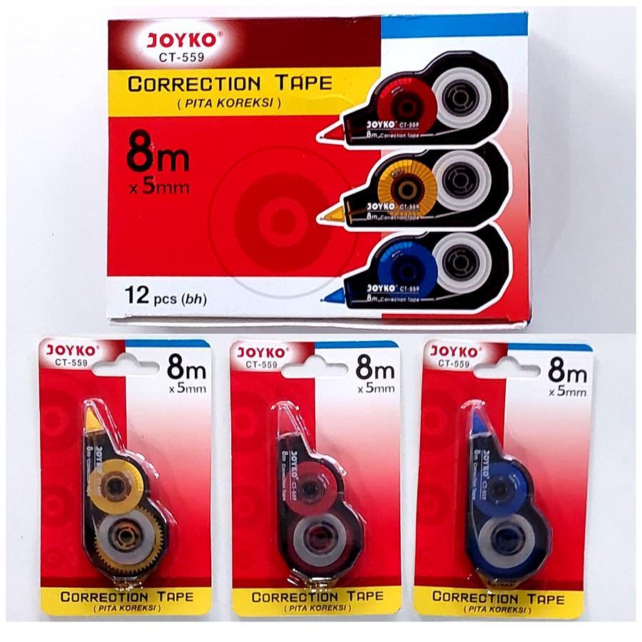 

Correction Tape Joyko CT 559 / Tip Ex Kertas