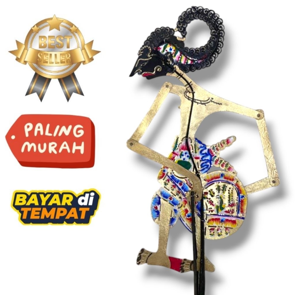 WAYANG KULIT ASLI ARJUNA UKURAN STANDAR DALANG