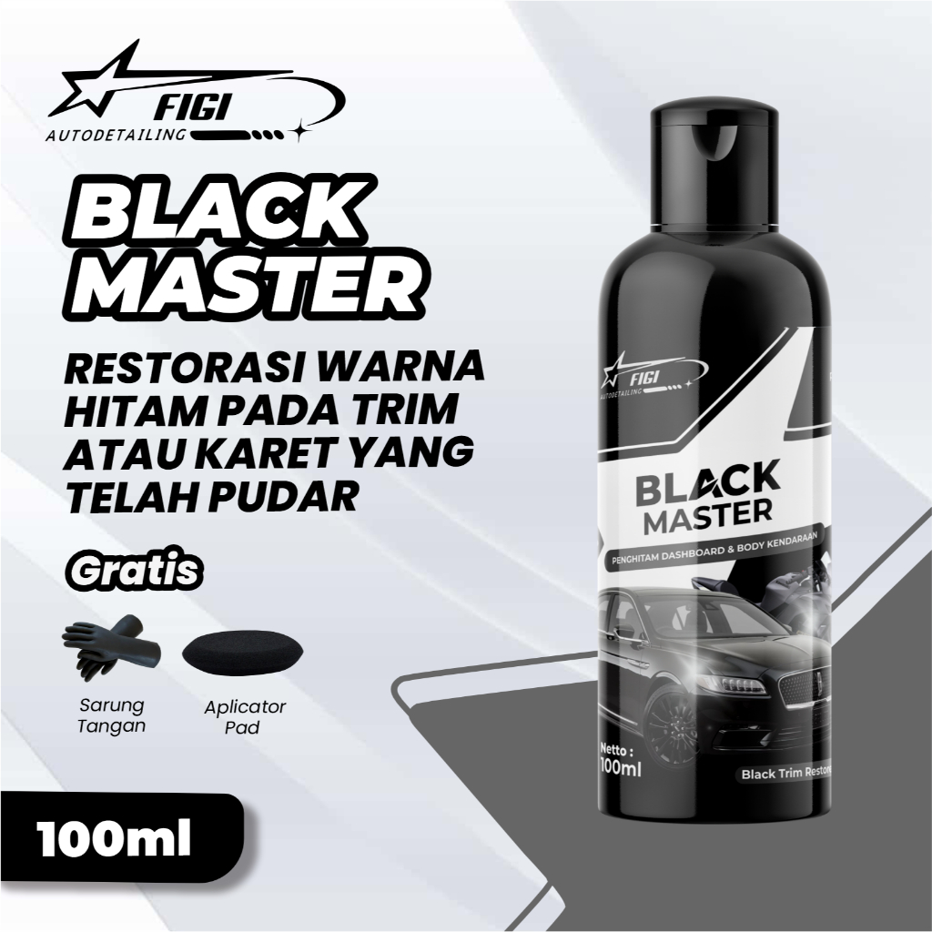 Figi Black Master Penghitam Body Motor dan Mobil 100ML