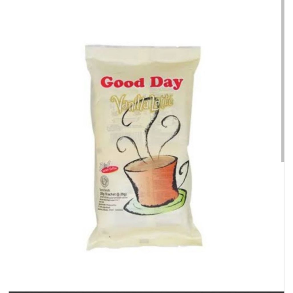 

Good Day coffee instan vanilla latte@