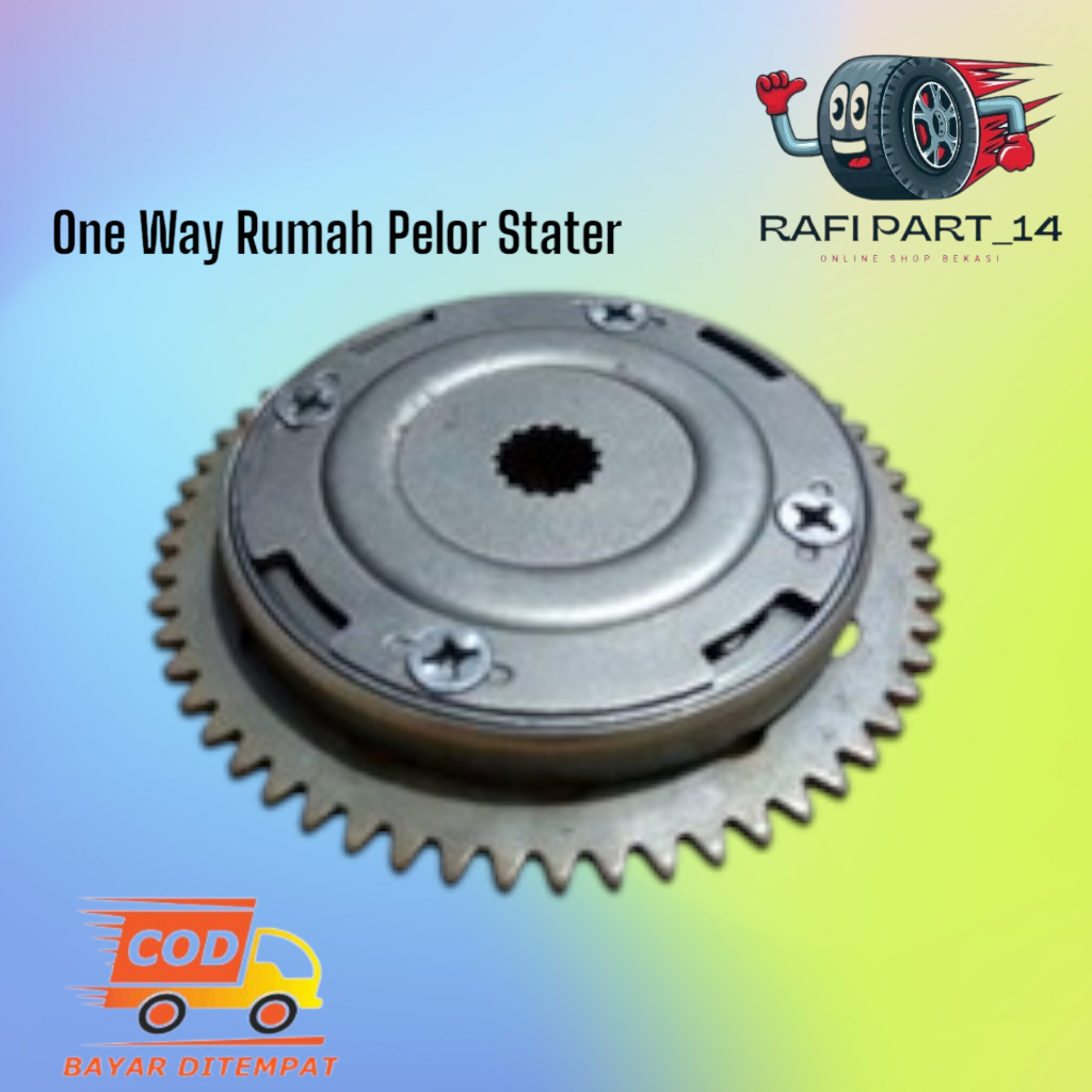 One way Rumah Pelor Stater - Stater Clucth Assy plus Gigi stater besar yamaha Nouvo 5TY-E5570-01