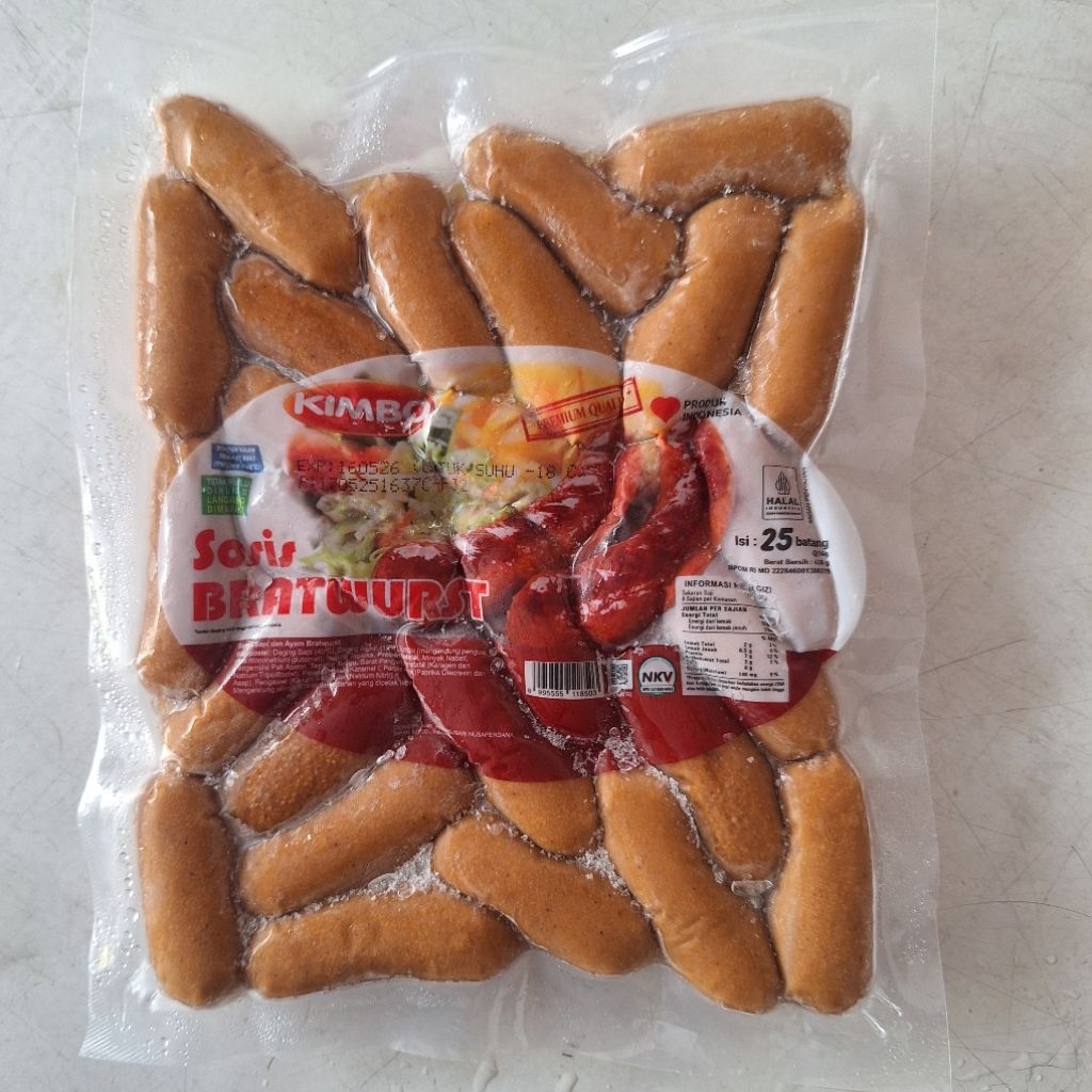 

KIMBO BEEF COCKTAIL COKLAT 25s 450gr