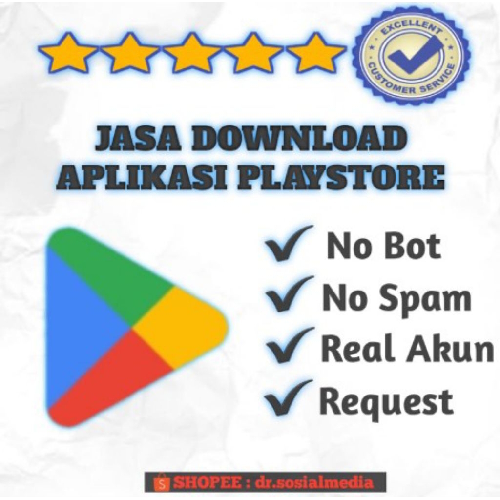 Jasa Tambah Download/Rating/Review/Ulasan Aplikasi Playstore