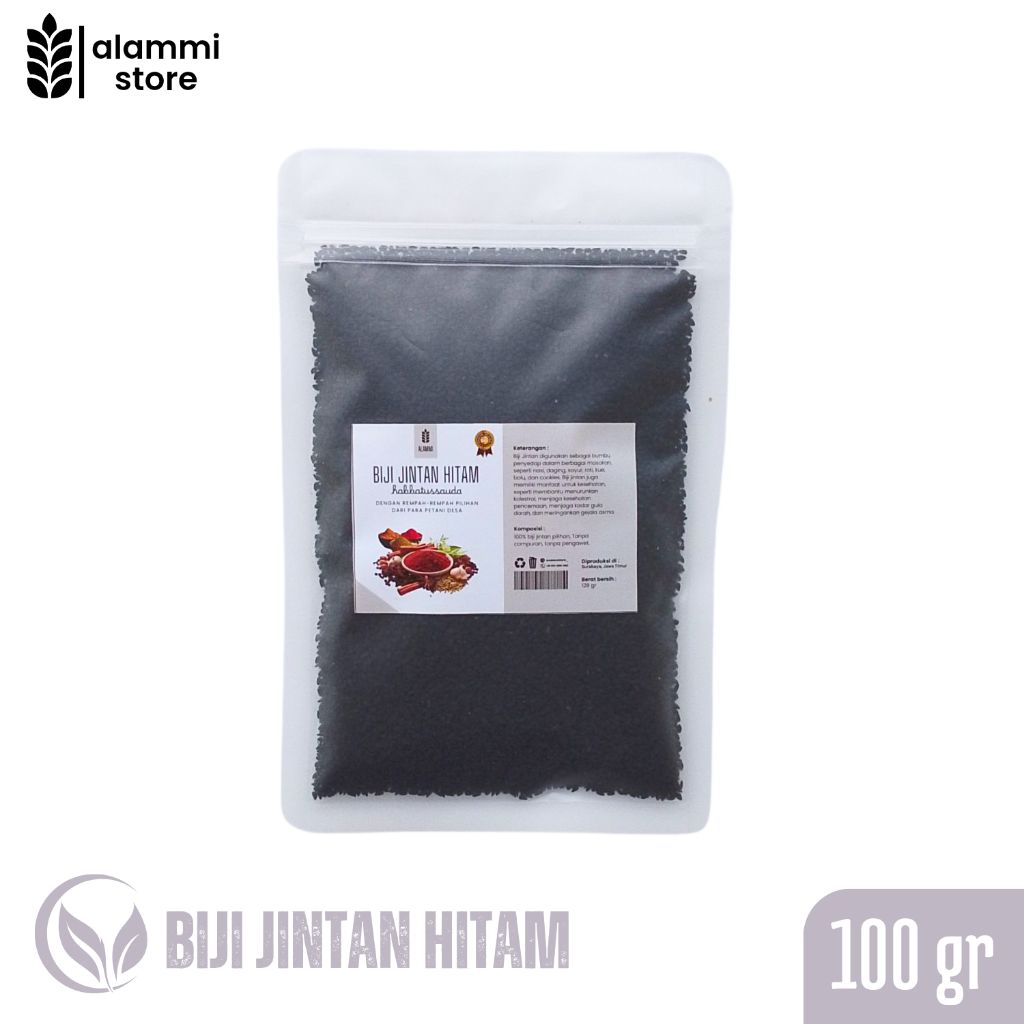 

Biji Jintan Hitam Habbatussauda 100 gr Tanpa Pengawet Tanpa Campuran Tanpa Msg Rempah - Rempah spice Powder