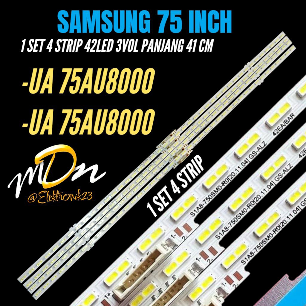 BACKLIGHT TV LED SAMSUNG 75 INCH UA-75AU7000- UA-75AU8000 BACKLIGHT TV LED 75 INCH SAMSUNG