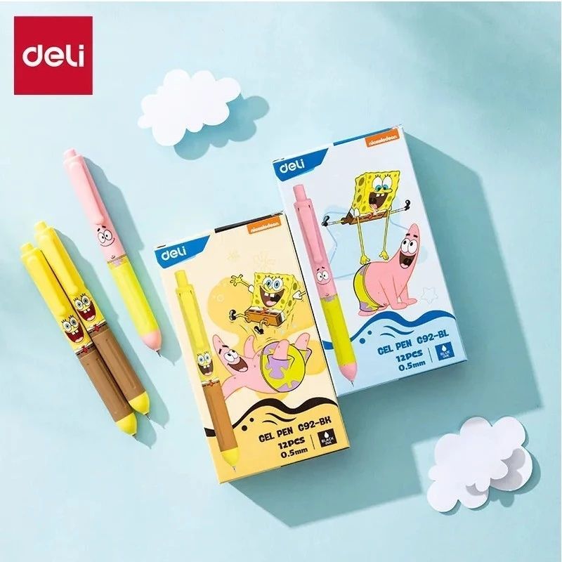 

Deli Pulpen / Ball Point Pen Bullet tip Tinta Biru Spongebob Special Edition - EG92