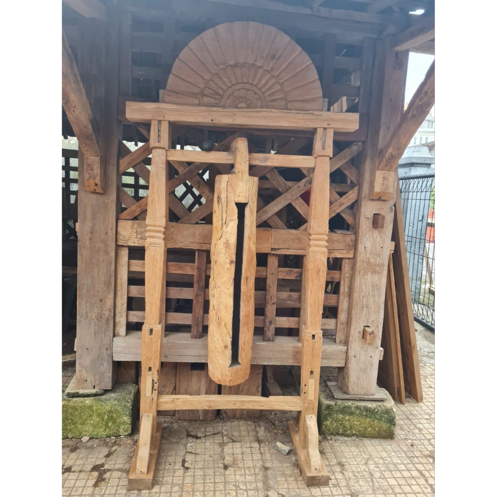 (Kayu Lama) Kentongan Gunung kayu jati  rustic