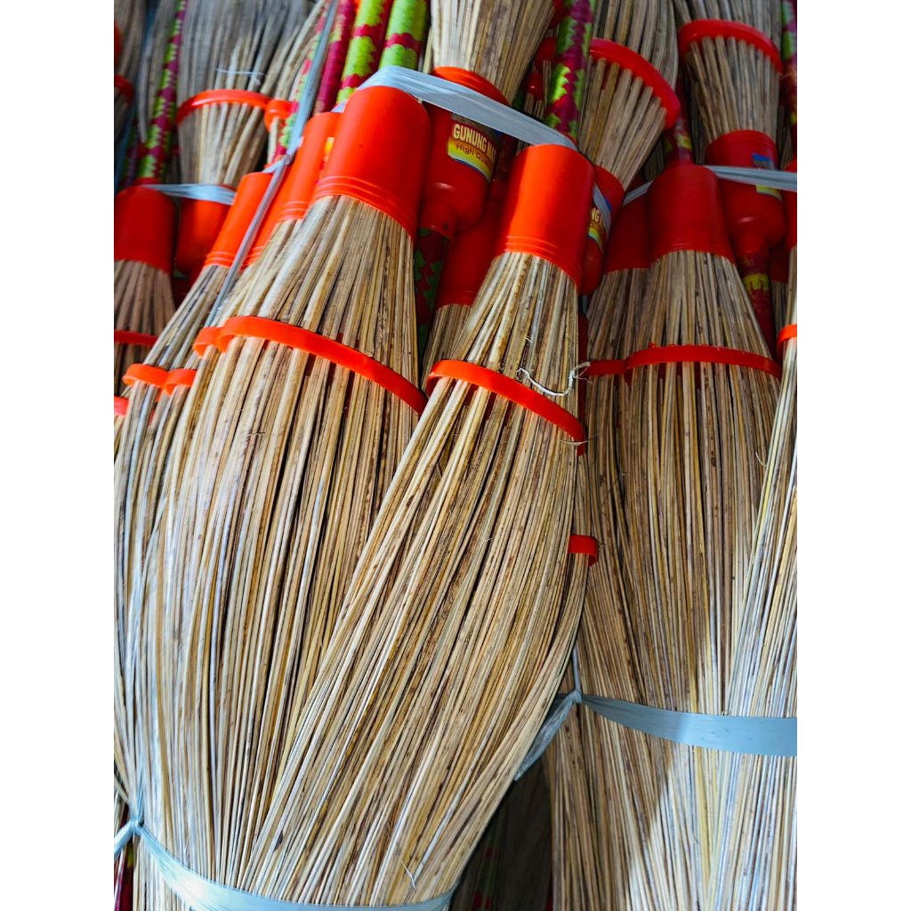 TERMURAH- SAPU TAMAN LIDI OREN/SAPU KOREK/SAPU LIDI PUTIH TEBAL/SAPU TAMAN LIDI KELAPA