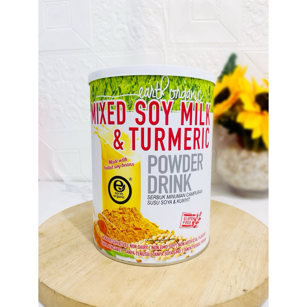 

Earth Organic Mixed Turmeric Soy Milk Powder