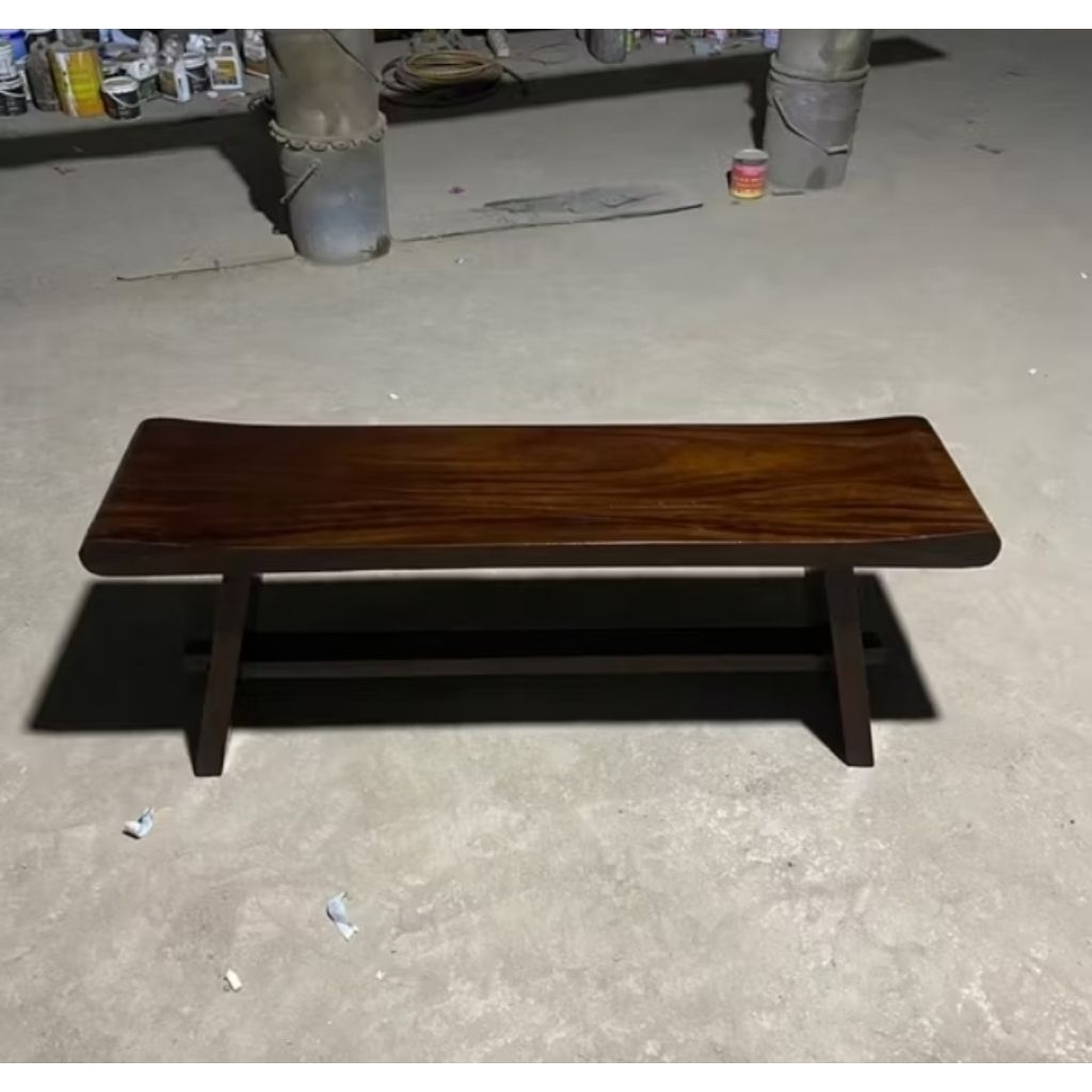 Kursi Cafe Minimalis Kayu Trembesi Bangku Cafe Kayu Trembesi Bangku Serbaguna