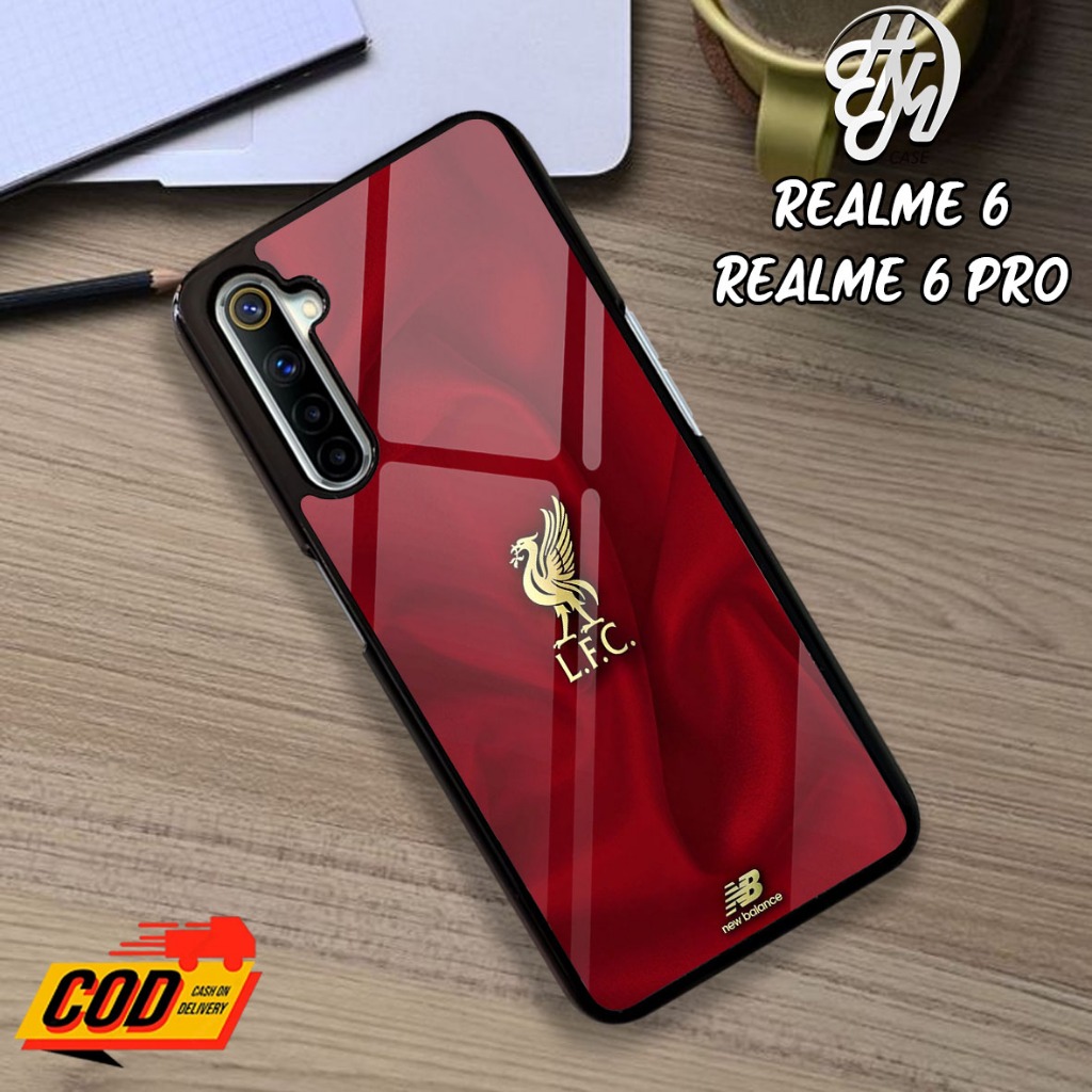 Casing Hp Untuk Realme 6 / 6 Pro Terbaru - Fashion Club Bola Liverpool Case Murah Hardcase Softcase 
