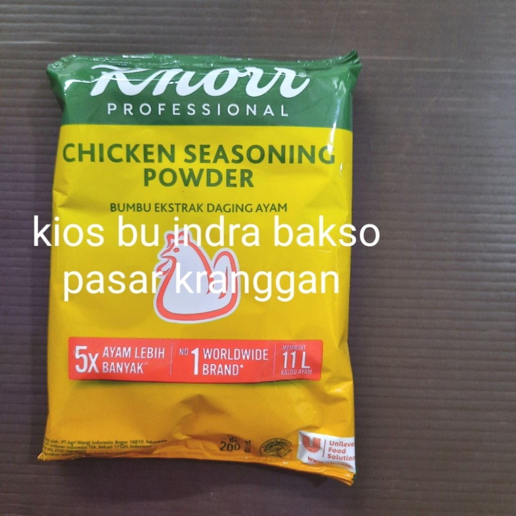 

knorr 200 gr penyedap ayam knor chicken seasoning powder bumbu ekstrak ayam