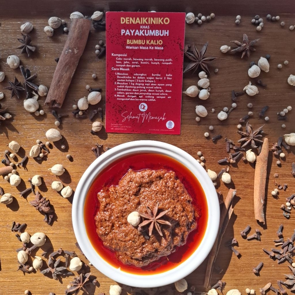 

Bumbu Tumis Kalio 250 Gram,Instan Siap Masak,Untuk 1-2 kg daging