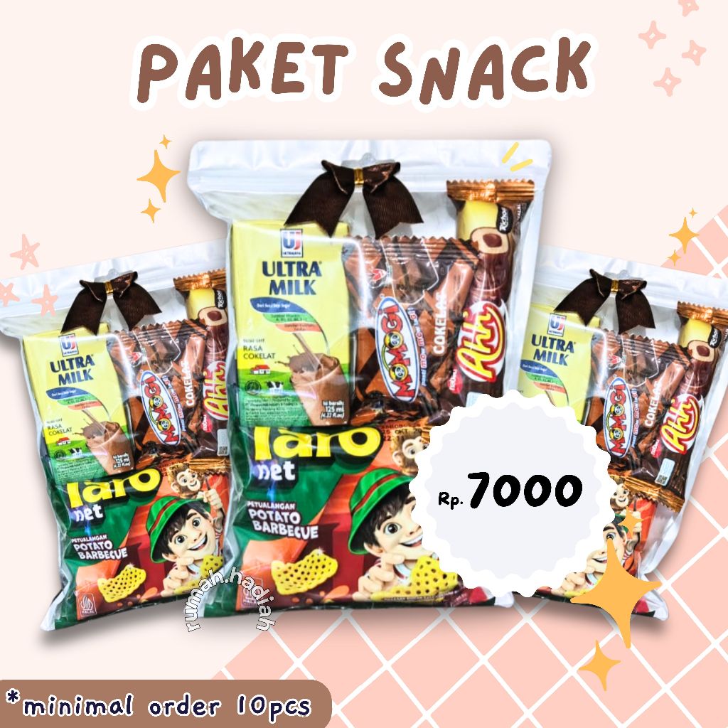 

Paket Snack Ultah Paket Snack Susu Ultra Hampers Ulang Tahun Anak Hampers Hadiah MINIMAL ORDER 10 PCS