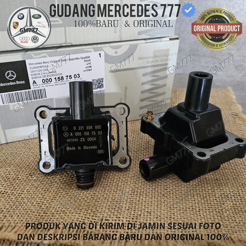 COIL IGNITION MERCEDES M111 M104 W202 W210 W124 KOIL MERCY A0001587503