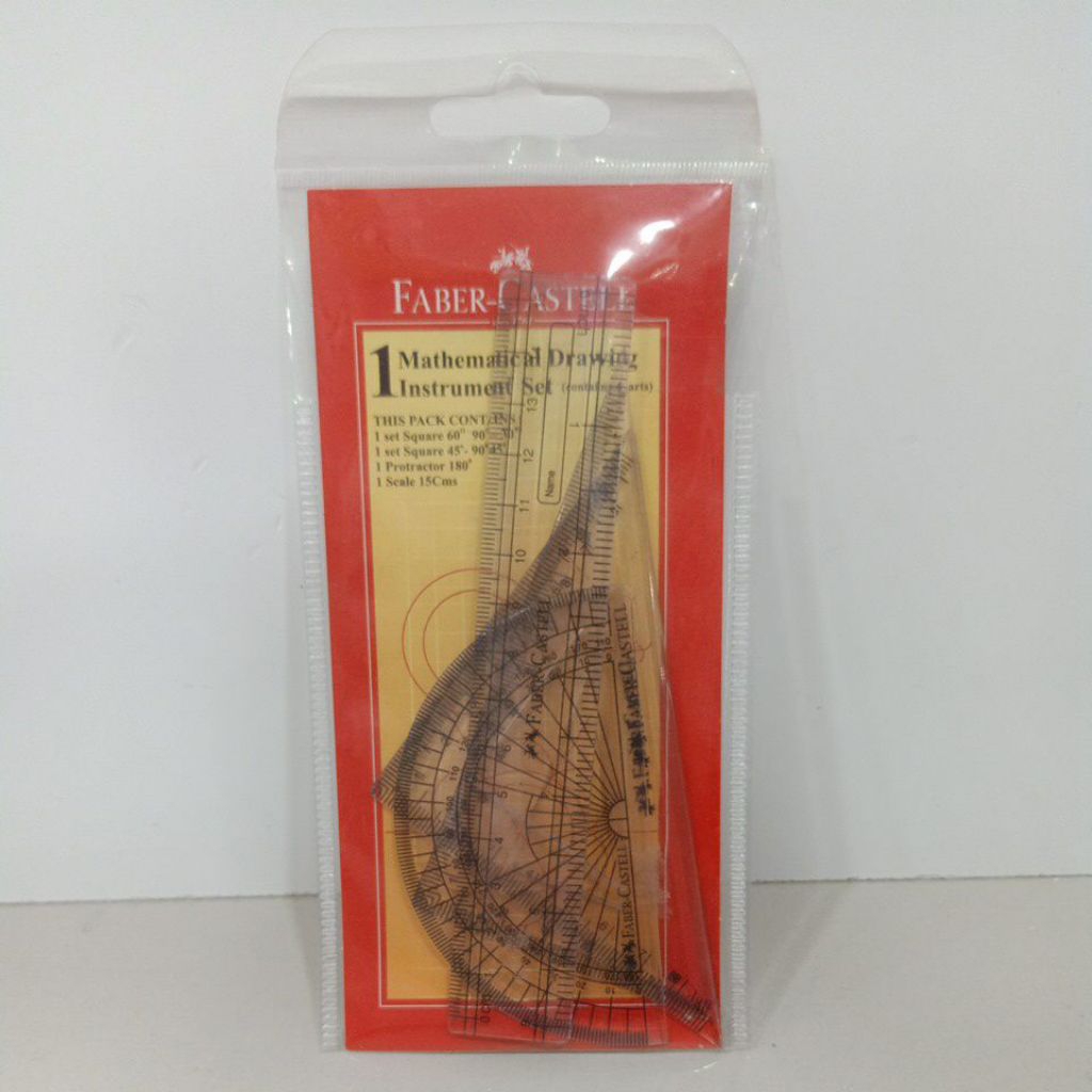 

penggaris Faber-Castell Mathematical Drawing Instrument Set