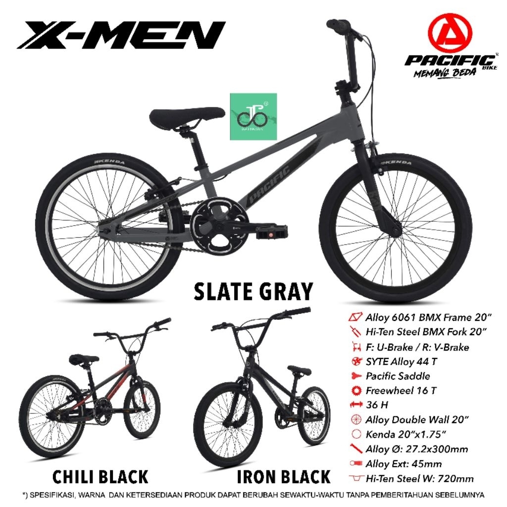 Sepeda Bmx 20" Pacific XMen X-Men TERBARU (X MEN)