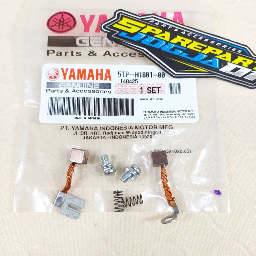 Kul Cool Carbon Brush Set Arang Areng Dinamo Stater Starter Jupiter Z Lama / Burhan Vega R Crypton B