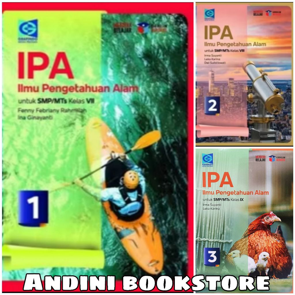 BUKU IPA KELAS 7 8 9 SMP/MTs KURIKULUM MERDEKA GRAFINDO