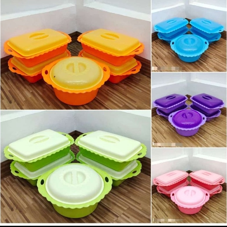 KODE B25E Prasmanan Plastik Set 5pcs jumbo Free Centong