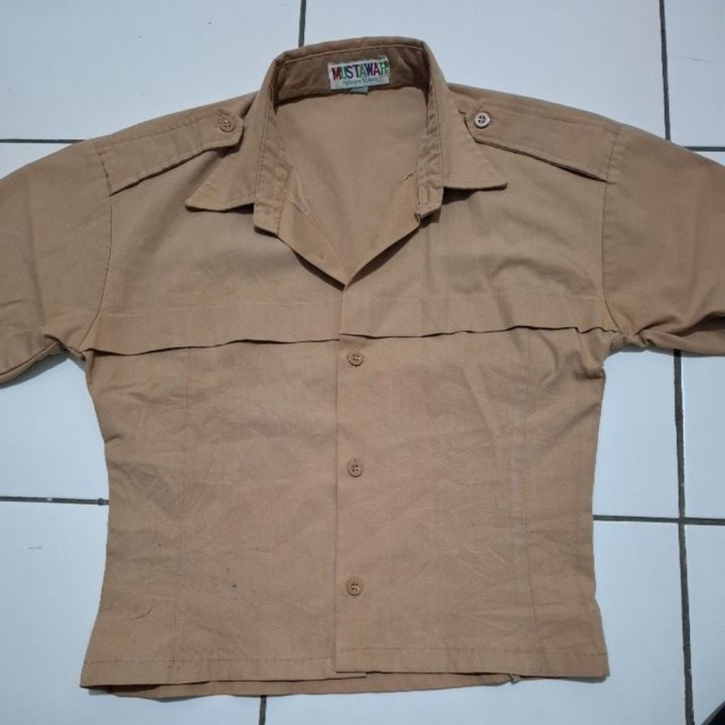 baju pramuka wanita crop