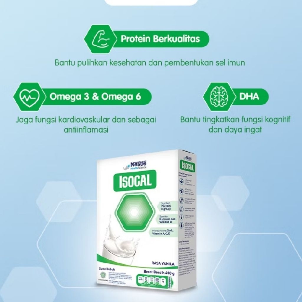 isocal 400gr susu proten
