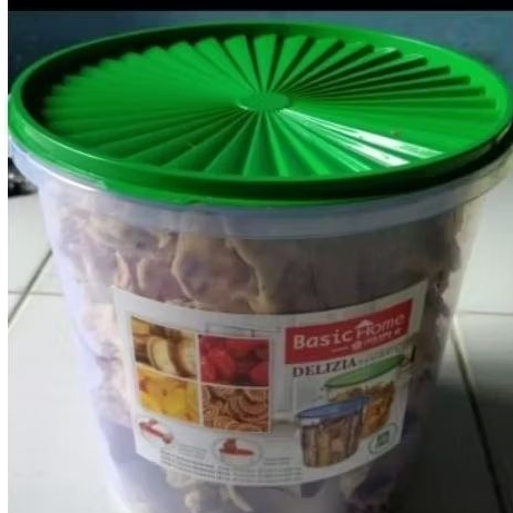 

Aneka Peyek pakai toples Shinpoo/ lion star 5 liter