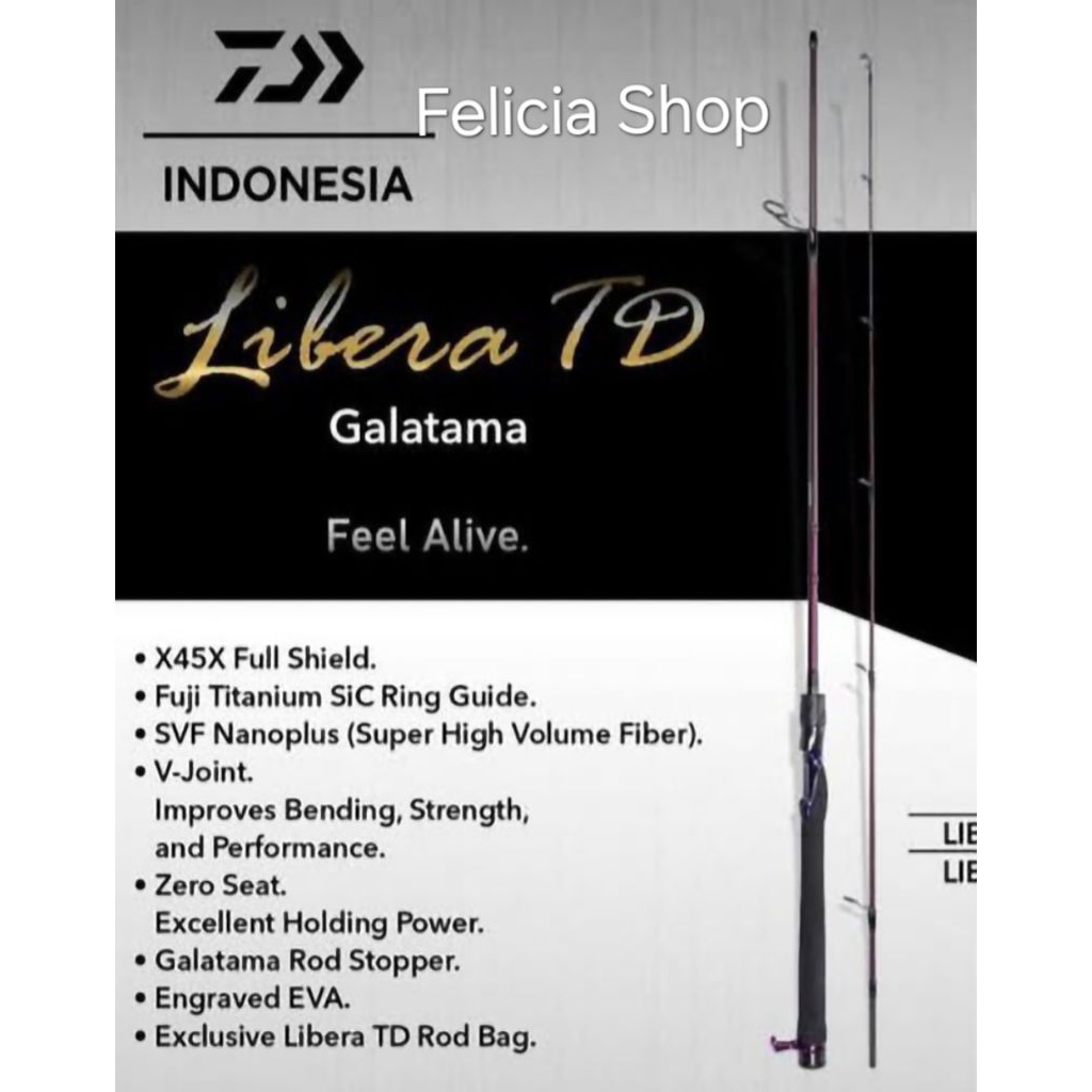 Joran Pancing Daiwa Libera Td 2025 Terbaru Fishing Rod Galatama