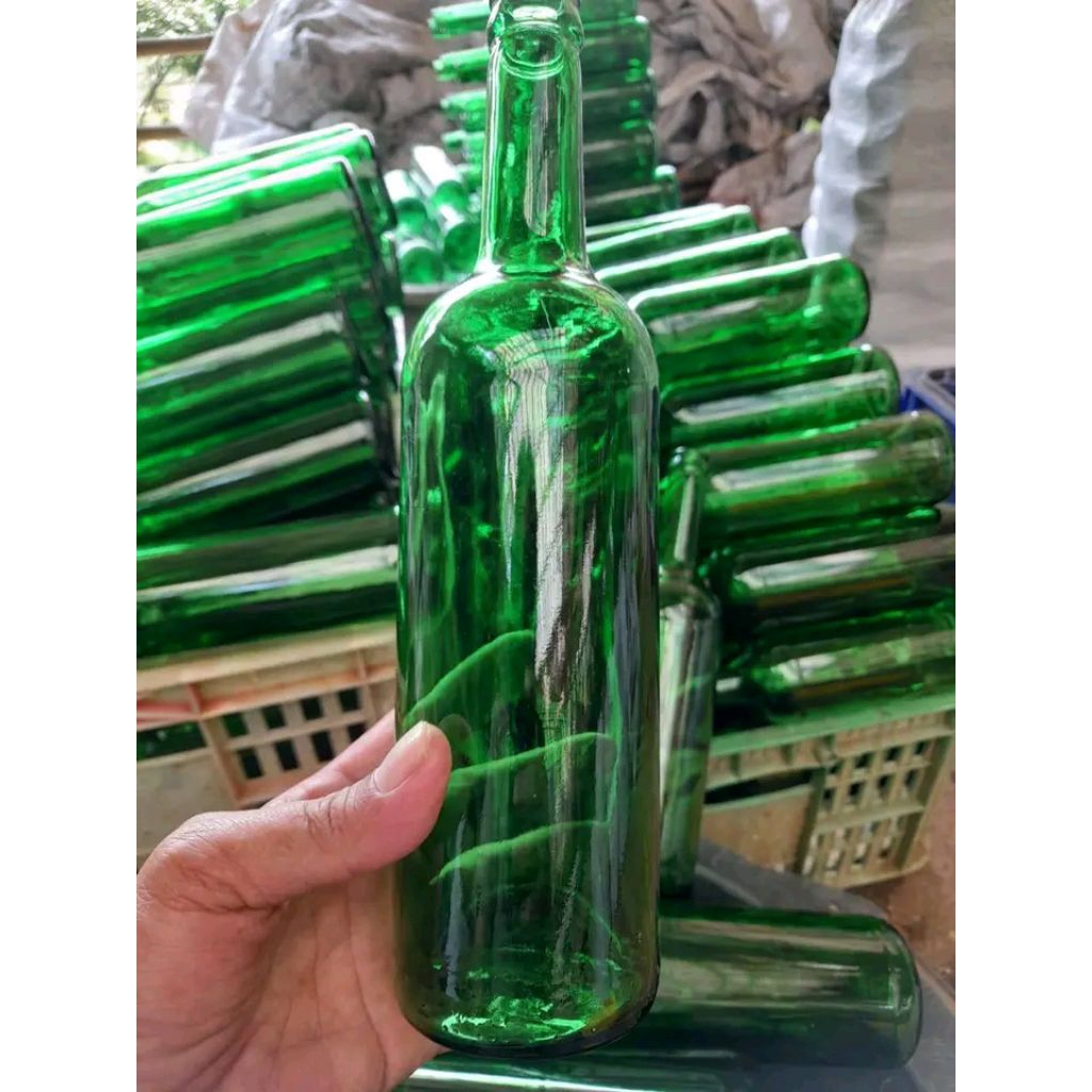 botol anggur hijau Kawa