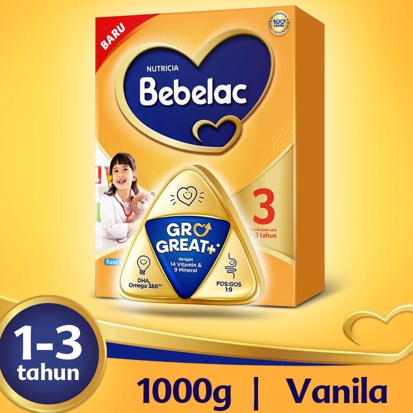 

BEBELAC TAHAP 3 VANILA 1000GR