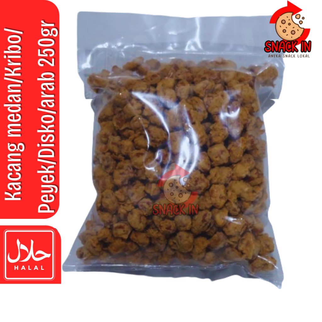 

Kacang medan 250gram Kacang Disko Kacang Kribo Kacang Peyek
