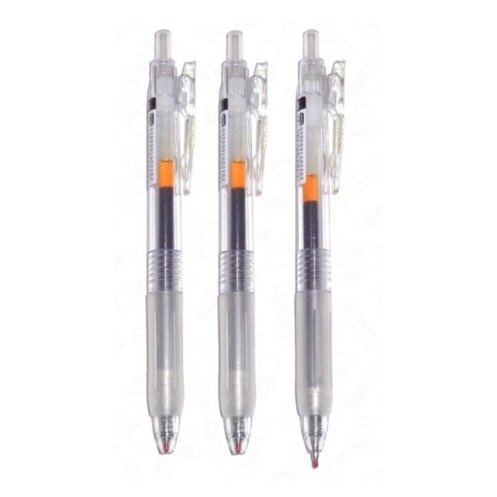 

PULPEN GEL EVODIA EV 66 CLICK 0.5mm PENA CAIR HITAM JEL / PEN CETEK