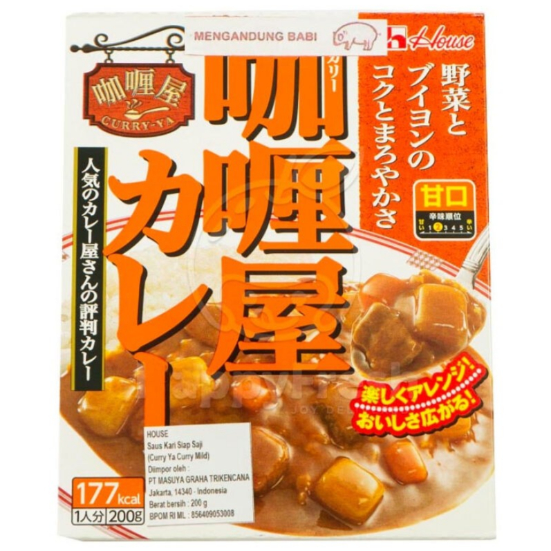 

HOUSE Curry Ya Curry Mild /Instant Curry Dengan Daging B2 200gr