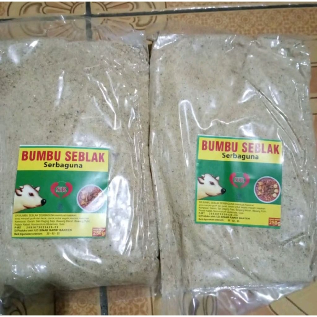 

Classica2106 Bumbu Seblak 2.Pcs Bumbu Serbaguna Bumbu Asli .Cp Sr Yg Di Buat Dari Bahan Terbaik